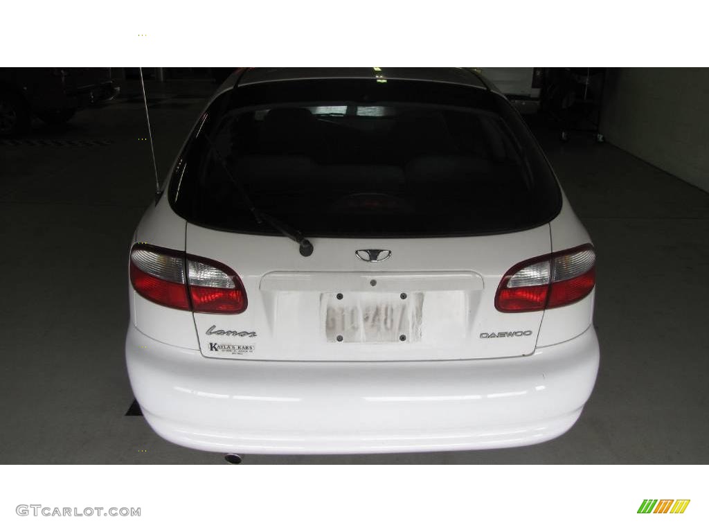 2000 Lanos S Coupe - Galaxy White / Gray photo #8