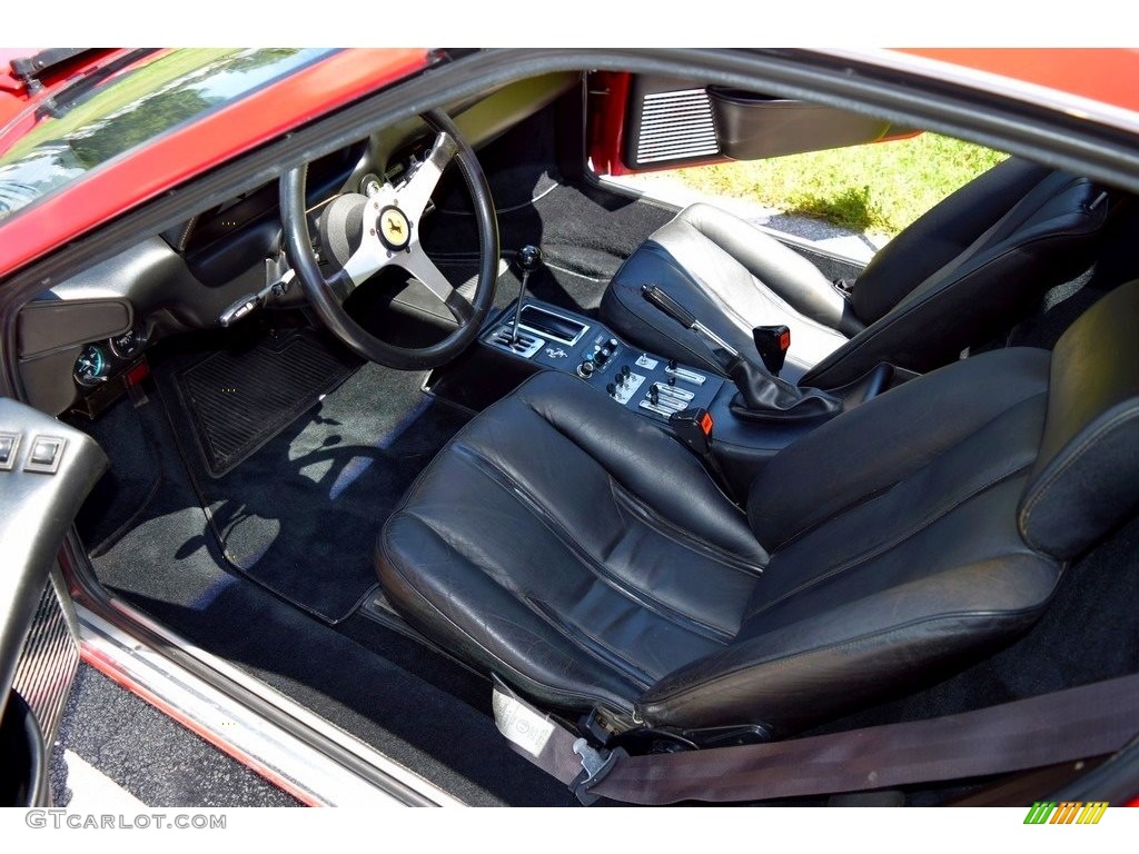 Nero (Black) Interior 1977 Ferrari 308 GTB Coupe Photo #139228079