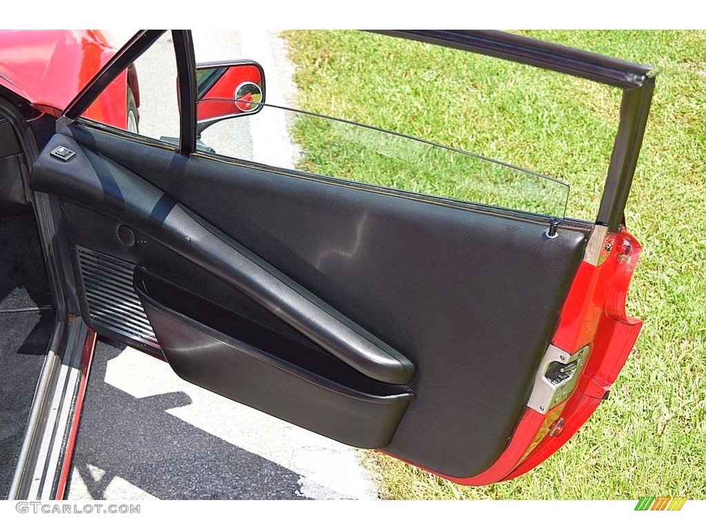 1977 Ferrari 308 GTB Coupe Nero (Black) Door Panel Photo #139228256