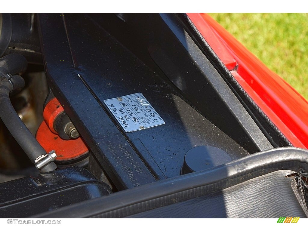 1977 Ferrari 308 GTB Coupe Info Tag Photo #139228583