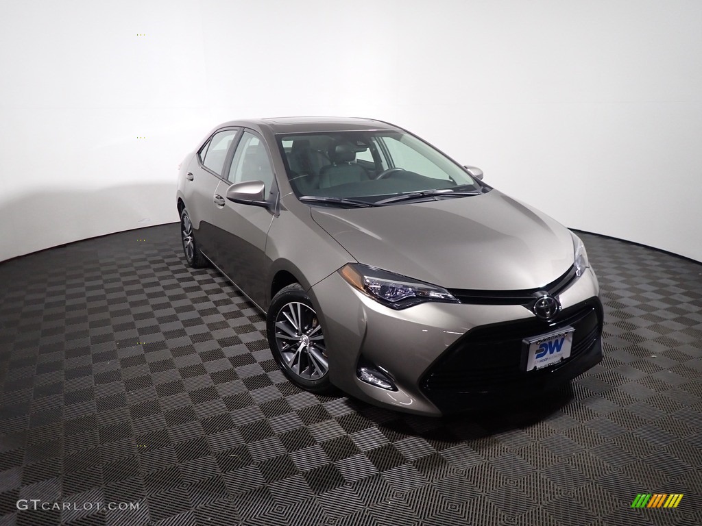 2017 Corolla LE - Falcon Gray Metallic / Black photo #3