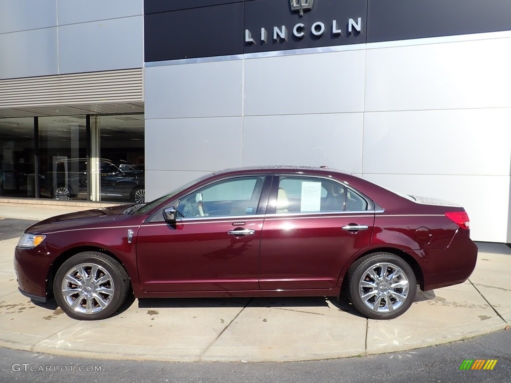 Bordeaux Reserve Metallic 2012 Lincoln MKZ FWD Exterior Photo #139230257