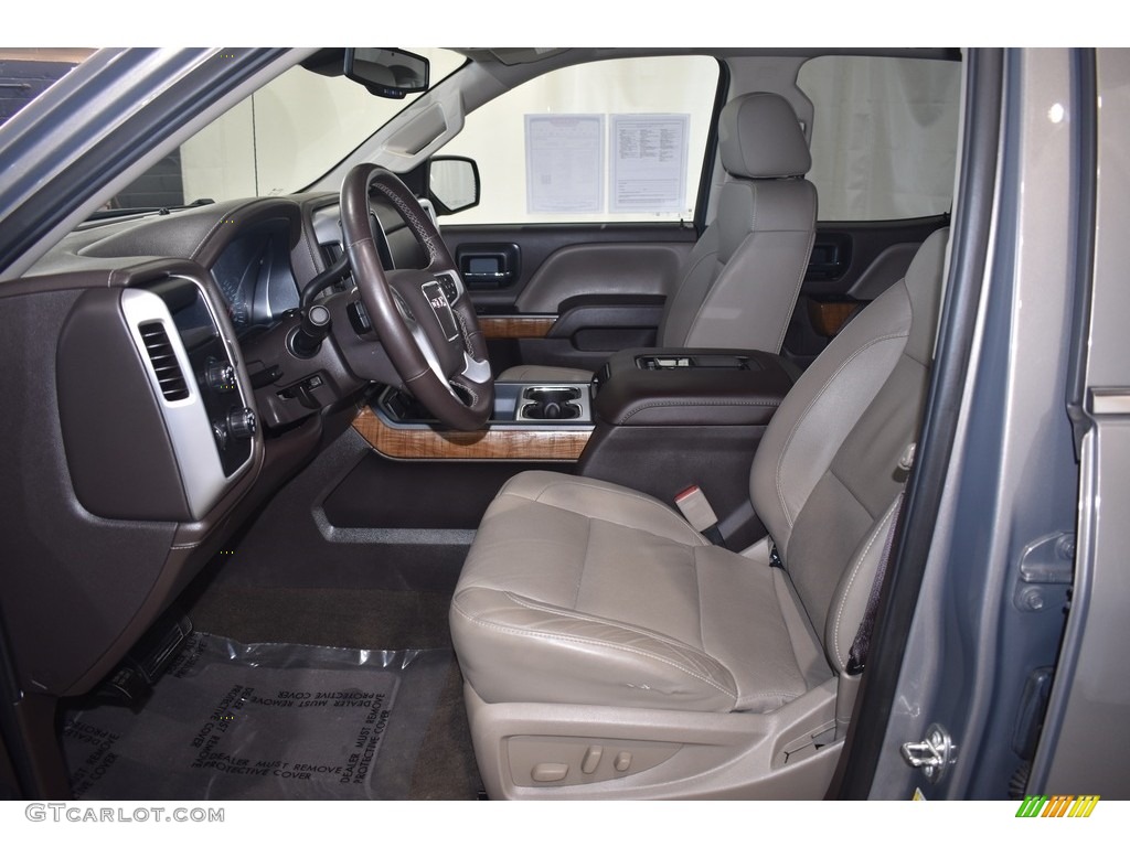 2017 Sierra 1500 SLT Double Cab 4WD - Pepperdust Metallic / Jet Black photo #7