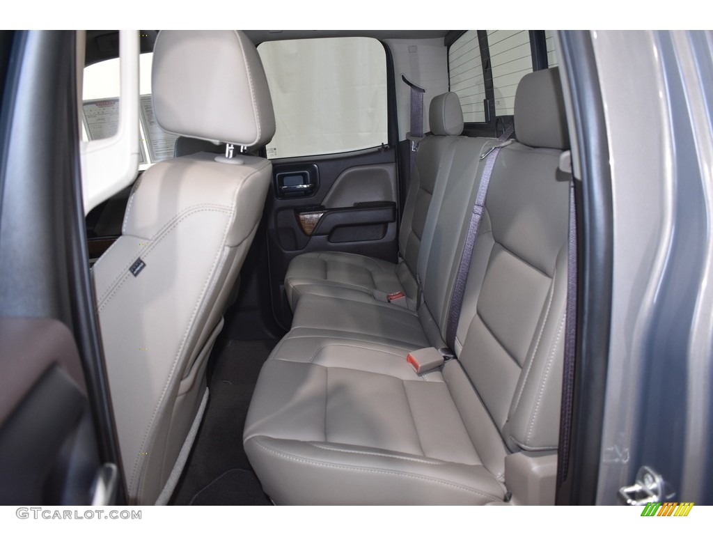 2017 Sierra 1500 SLT Double Cab 4WD - Pepperdust Metallic / Jet Black photo #8