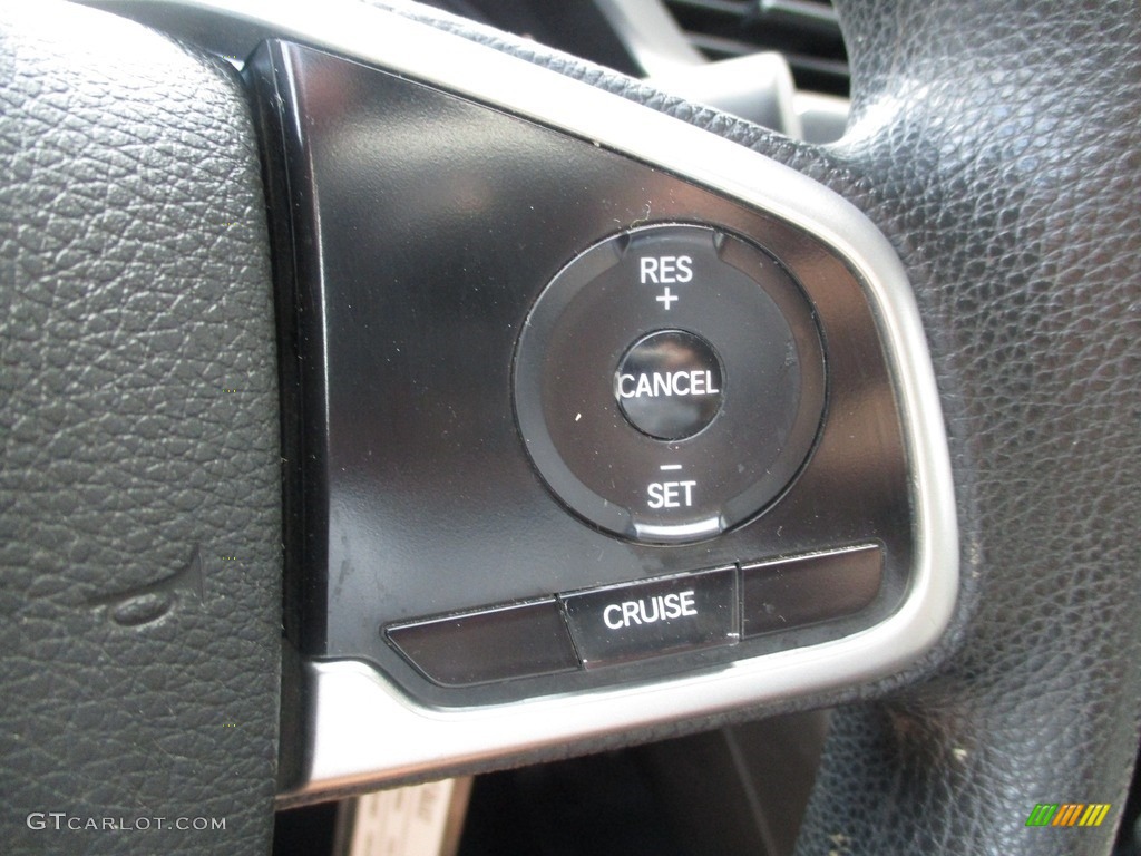 2018 Civic LX Sedan - Burgundy Night Pearl / Gray photo #18