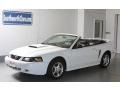 2003 Oxford White Ford Mustang V6 Convertible  photo #2