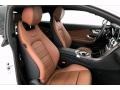 Saddle Brown/Black Front Seat Photo for 2017 Mercedes-Benz C #139233164