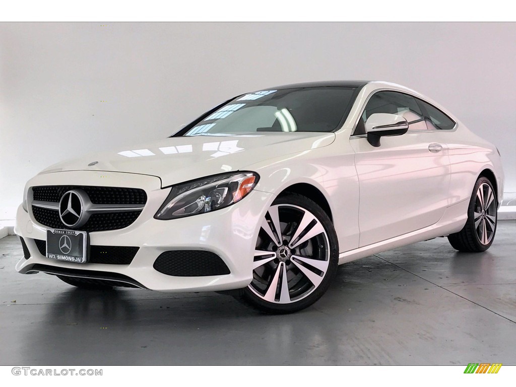 designo Diamond White Metallic 2017 Mercedes-Benz C 300 Coupe Exterior Photo #139233311