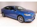 2017 Lightning Blue Ford Fusion SE #139227275