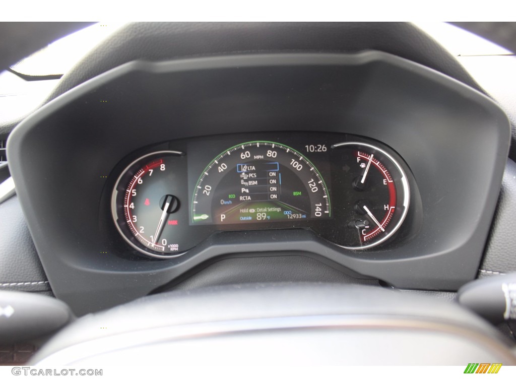 2019 RAV4 Limited - Blizzard White Pearl / Black photo #13