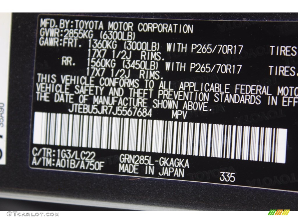 2018 4Runner TRD Off-Road 4x4 - Magnetic Gray Metallic / Black photo #30