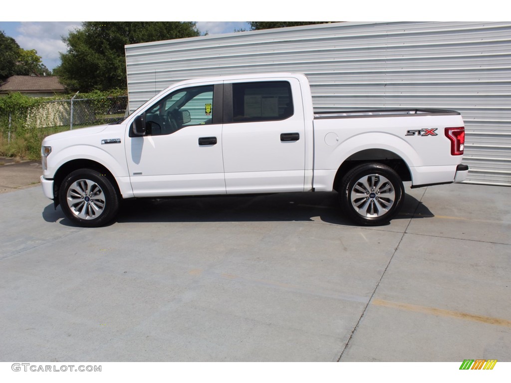 2017 F150 XL SuperCrew - Oxford White / Black photo #7