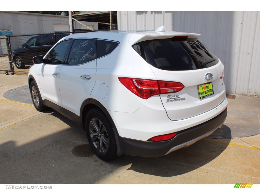 2013 Santa Fe Sport - Frost White Pearl / Beige photo #8