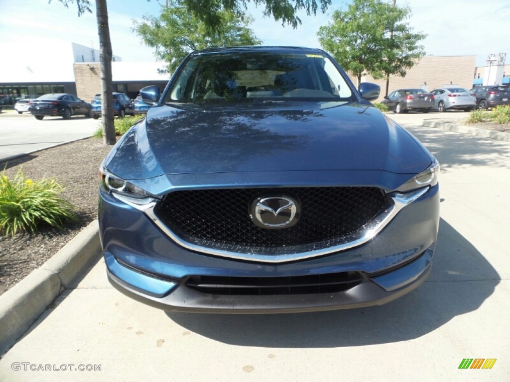 2020 CX-5 Touring AWD - Eternal Blue Mica / Black photo #2