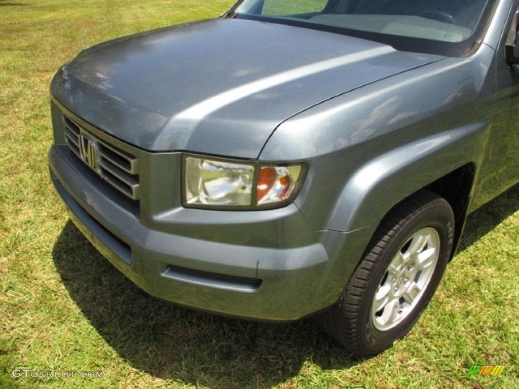 2007 Ridgeline RTL - Steel Blue Metallic / Gray photo #26