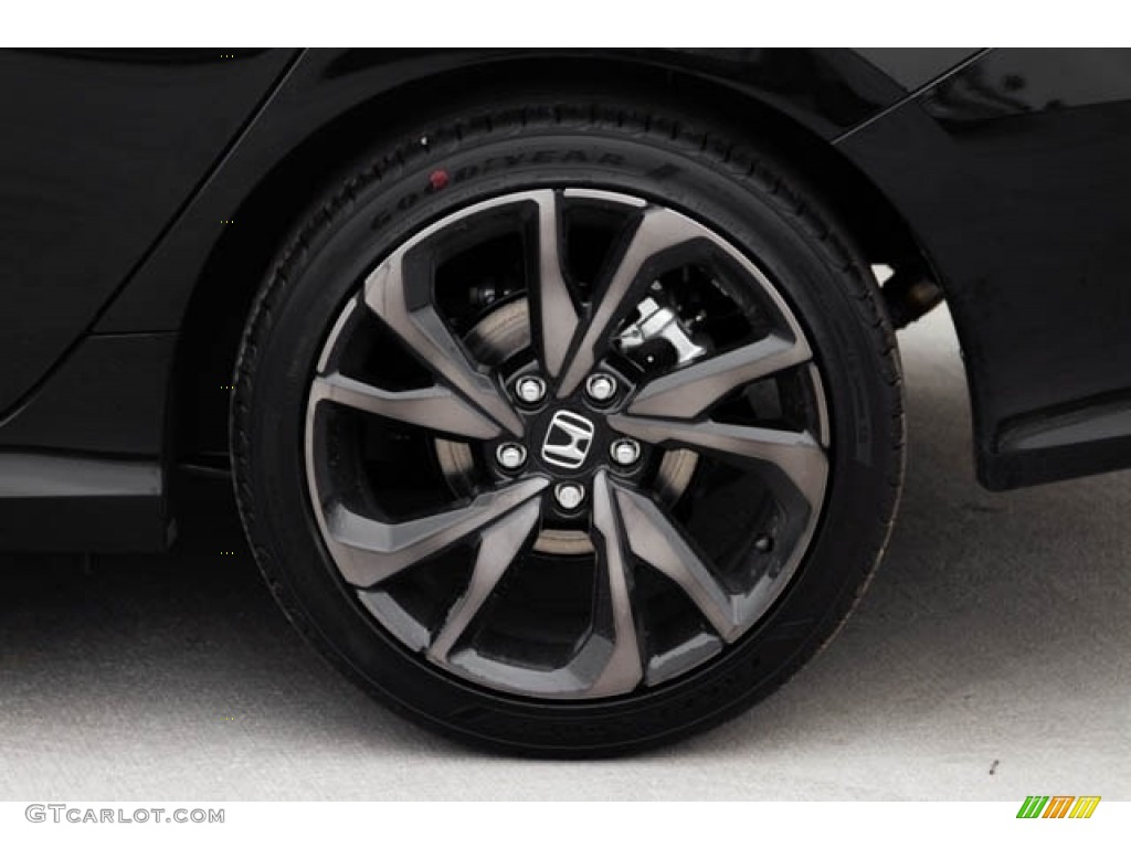 2020 Civic Sport Sedan - Crystal Black Pearl / Black photo #14