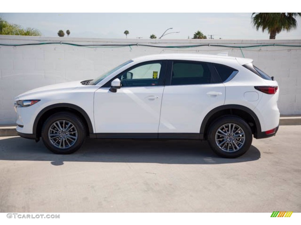 Crystal White Pearl 2017 Mazda CX-5 Sport Exterior Photo #139244451