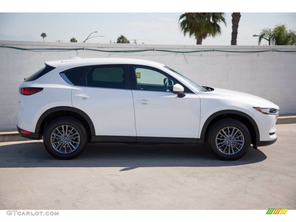 Crystal White Pearl 2017 Mazda CX-5 Sport Exterior Photo #139244535
