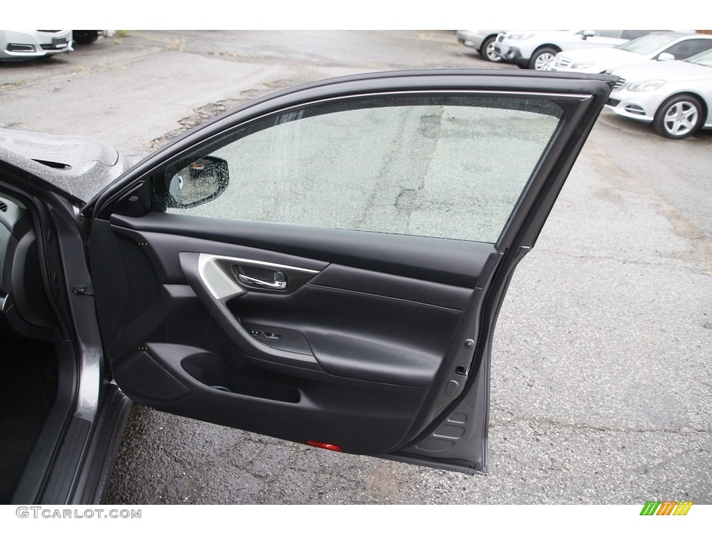 2015 Nissan Altima 3.5 SL Charcoal Door Panel Photo #139244676