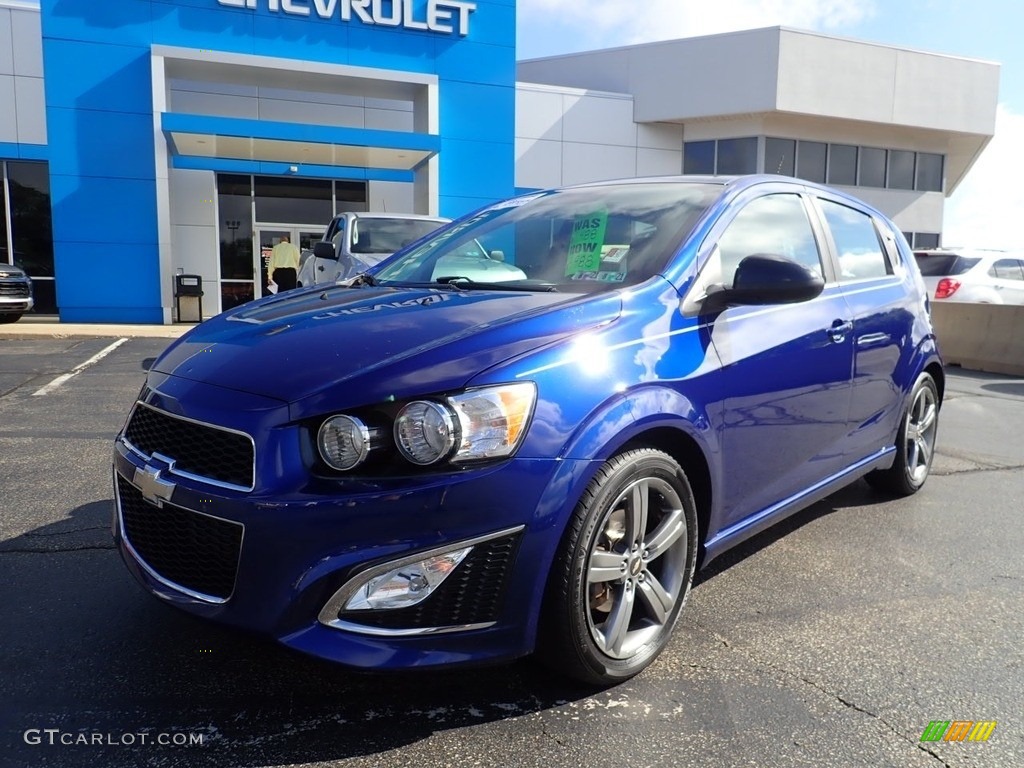 Blue Topaz Metallic 2014 Chevrolet Sonic RS Hatchback Exterior Photo #139246159