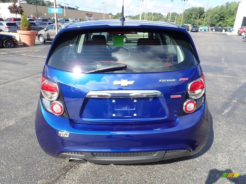 2014 Sonic RS Hatchback - Blue Topaz Metallic / RS Jet Black photo #6