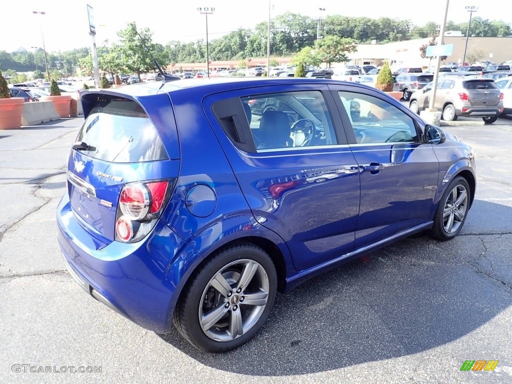 2014 Sonic RS Hatchback - Blue Topaz Metallic / RS Jet Black photo #9