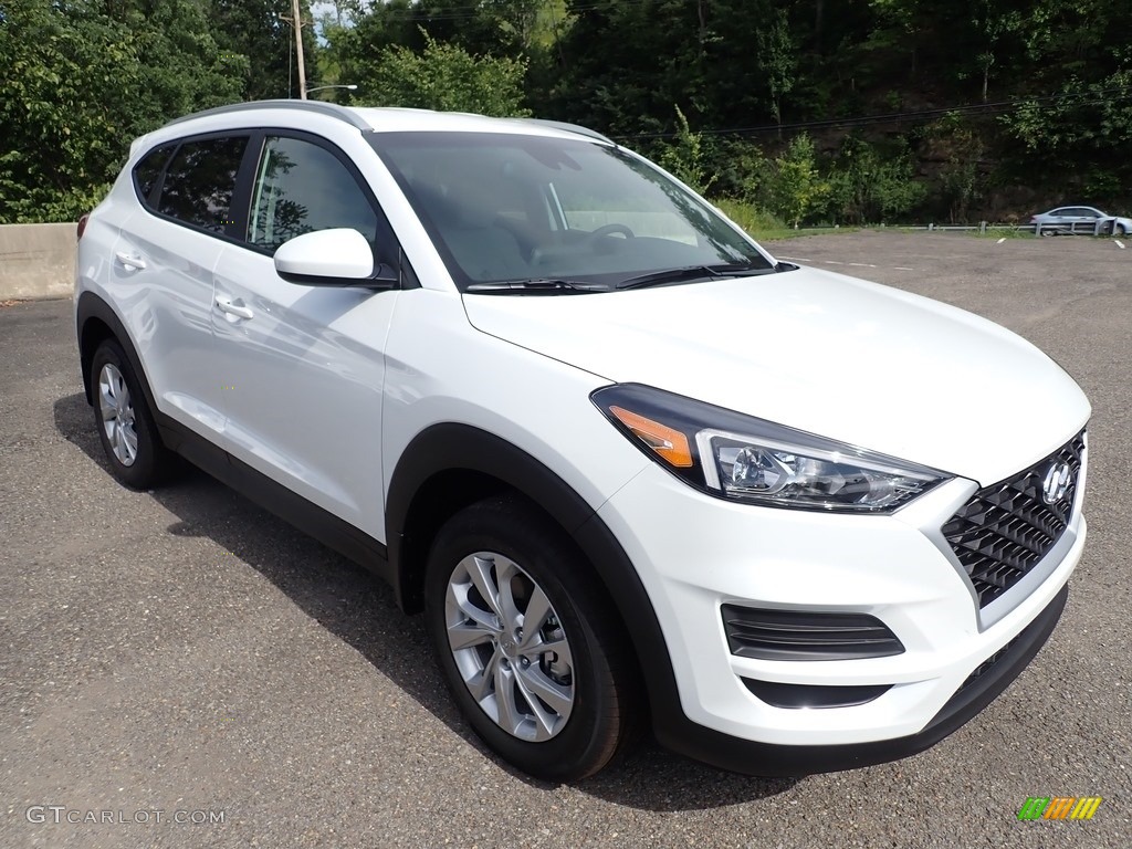 White Cream 2021 Hyundai Tucson Value AWD Exterior Photo #139247101