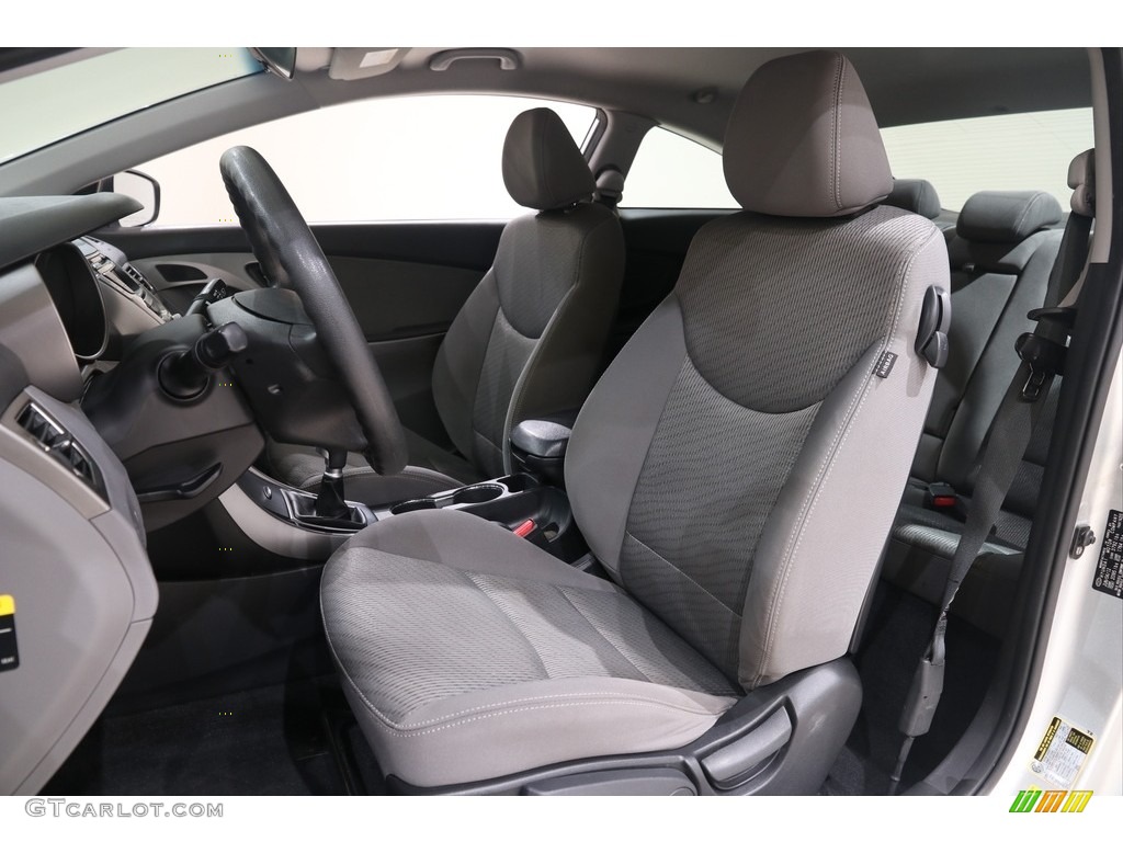 2013 Elantra Coupe GS - Silver / Gray photo #6