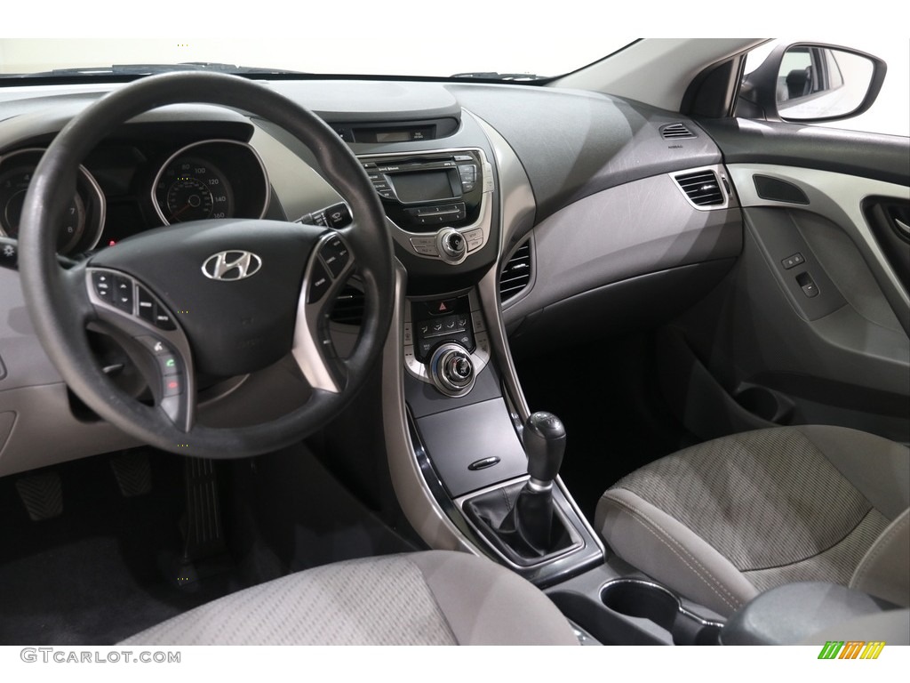 2013 Elantra Coupe GS - Silver / Gray photo #7