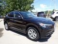 2020 Vulcano Black Metallic Alfa Romeo Stelvio Sport AWD  photo #3