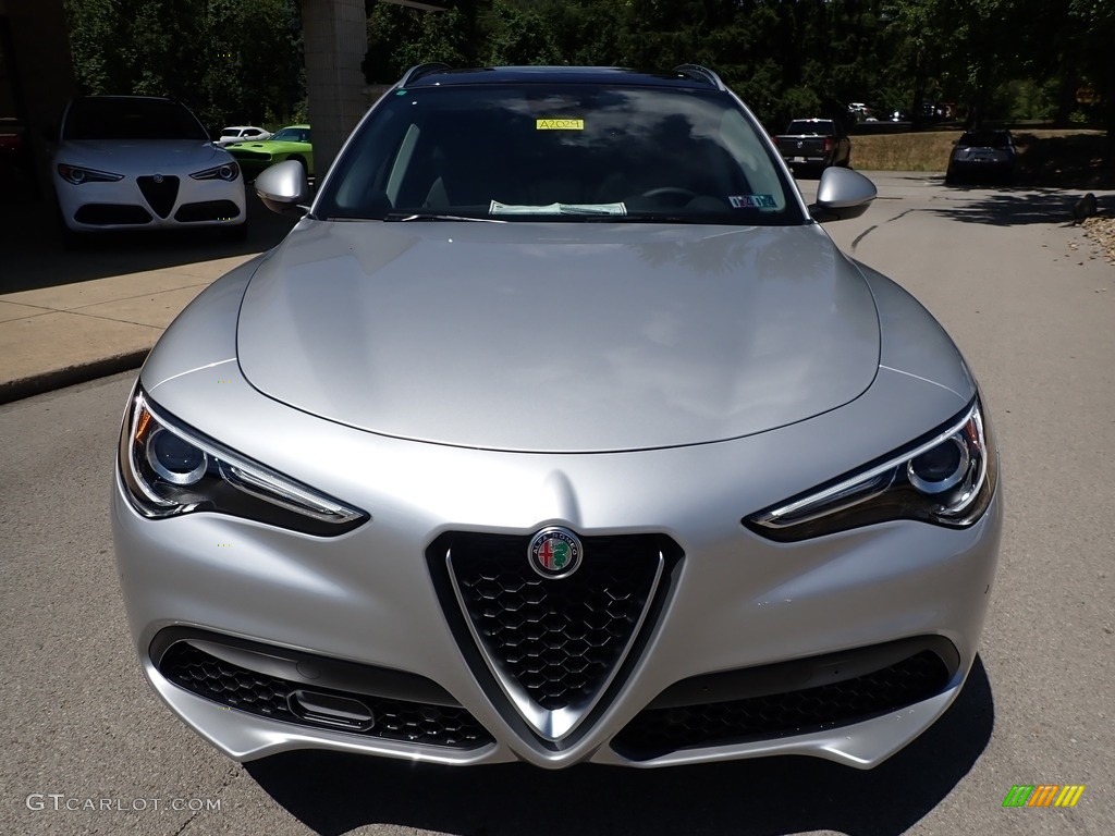 2020 Stelvio Sport AWD - Silverstone Gray Metallic / Black photo #2