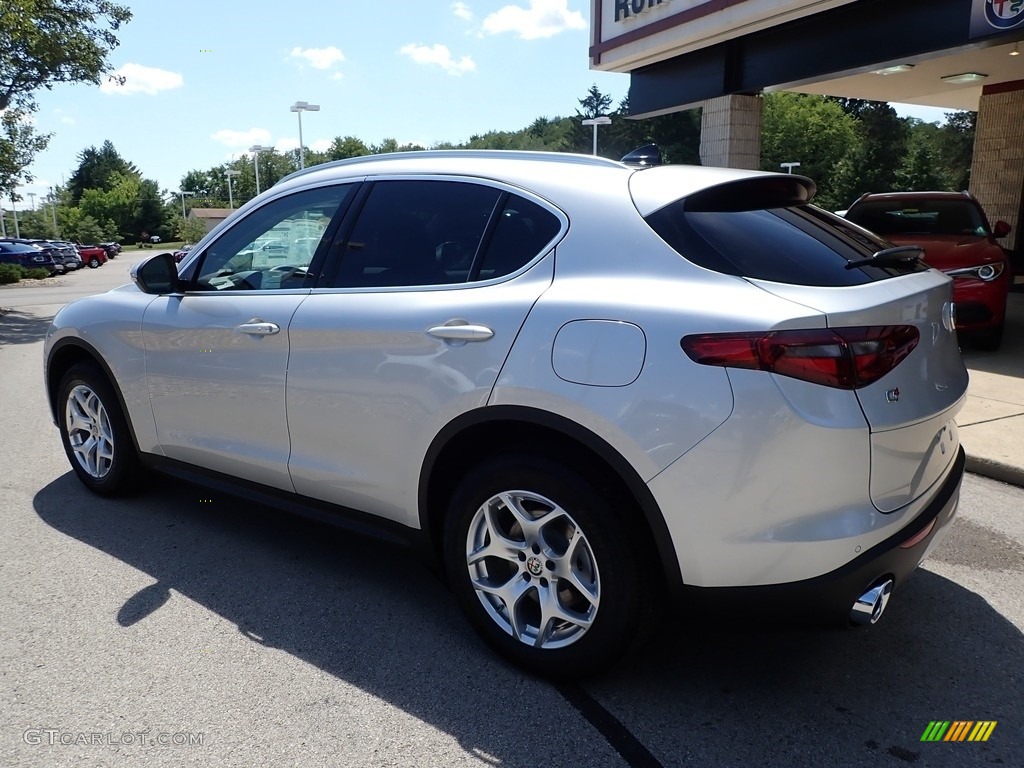 2020 Stelvio Sport AWD - Silverstone Gray Metallic / Black photo #8