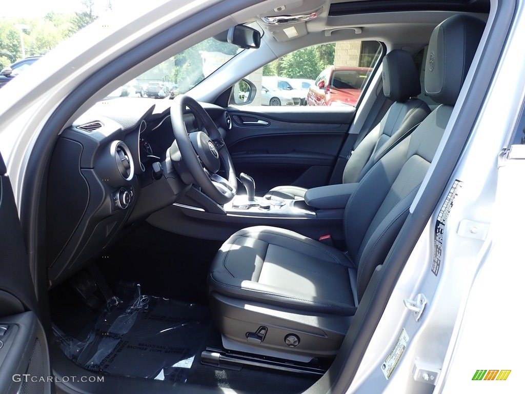 2020 Stelvio Sport AWD - Silverstone Gray Metallic / Black photo #13