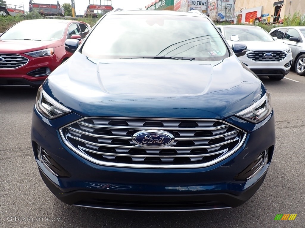 2020 Edge SEL AWD - Dark Persian Green Metallic / Ebony photo #7
