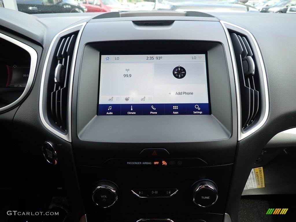2020 Edge SEL AWD - Dark Persian Green Metallic / Ebony photo #13