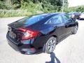 2020 Crystal Black Pearl Honda Civic LX Sedan  photo #5