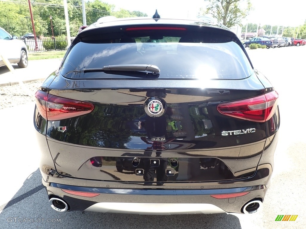 Vulcano Black Metallic 2020 Alfa Romeo Stelvio TI Sport AWD Exterior Photo #139250713