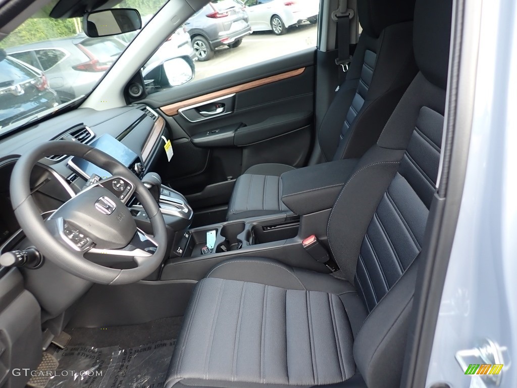 Black Interior 2020 Honda CR-V EX AWD Photo #139252096