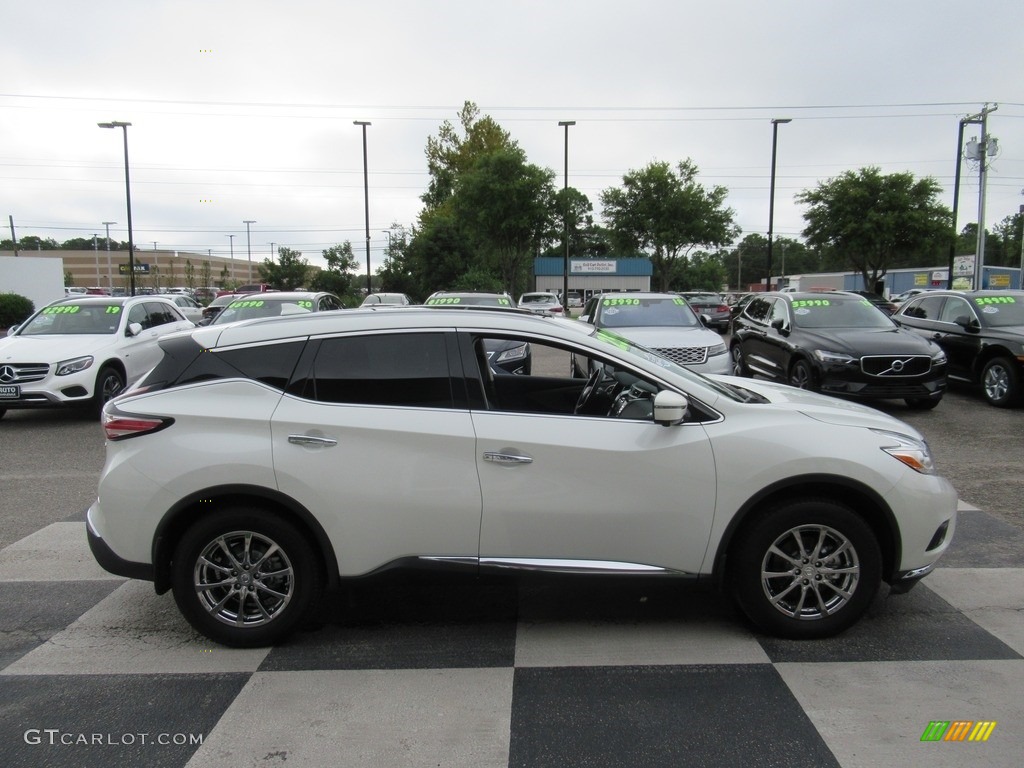 2017 Murano SL AWD - Pearl White / Graphite photo #3