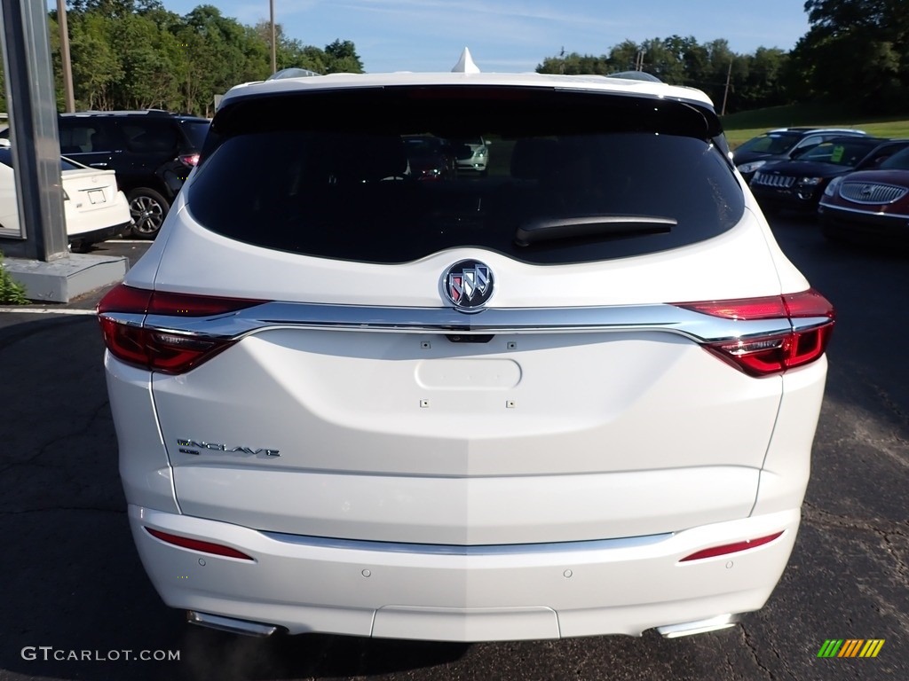 2020 Enclave Avenir AWD - White Frost Tricoat / Chestnut photo #9