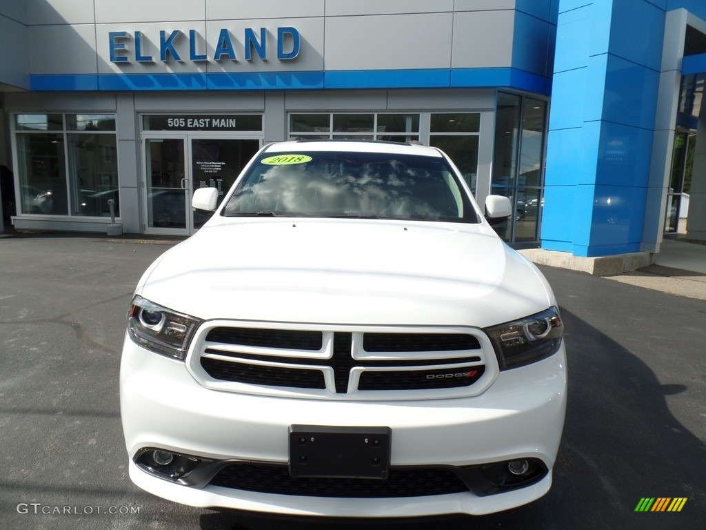2018 Durango GT AWD - Vice White Tri-Coat Pearl / Black photo #3
