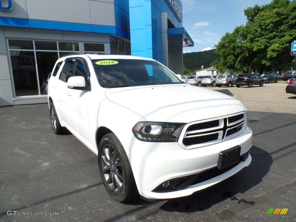 2018 Durango GT AWD - Vice White Tri-Coat Pearl / Black photo #4