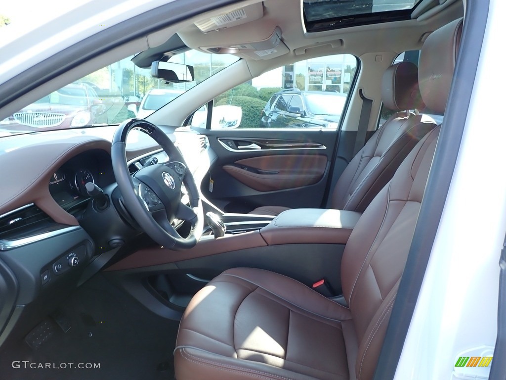 2020 Enclave Avenir AWD - White Frost Tricoat / Chestnut photo #18