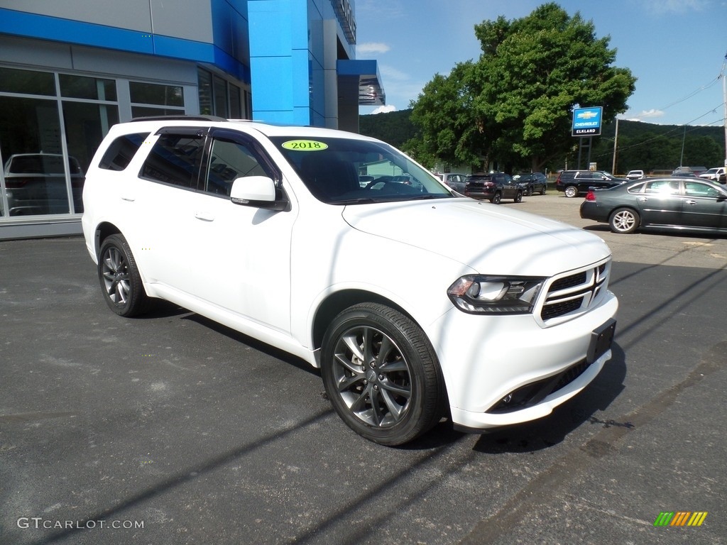 2018 Durango GT AWD - Vice White Tri-Coat Pearl / Black photo #5