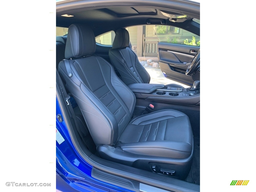 Black Interior 2016 Lexus RC 300 F Sport AWD Coupe Photo #139253567
