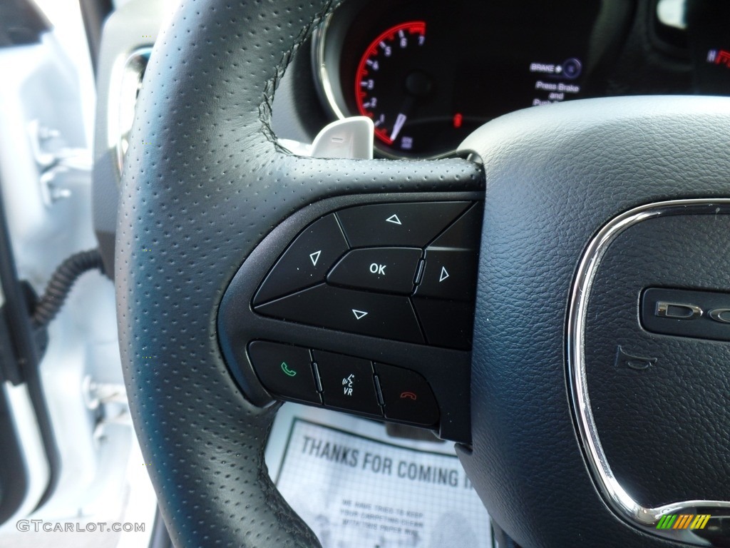 2018 Durango GT AWD - Vice White Tri-Coat Pearl / Black photo #22