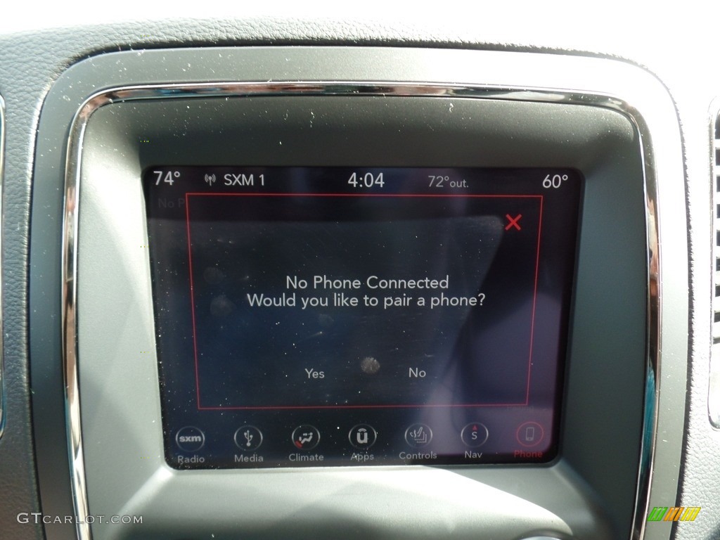 2018 Durango GT AWD - Vice White Tri-Coat Pearl / Black photo #31