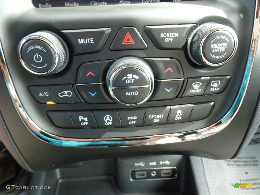 2018 Durango GT AWD - Vice White Tri-Coat Pearl / Black photo #32