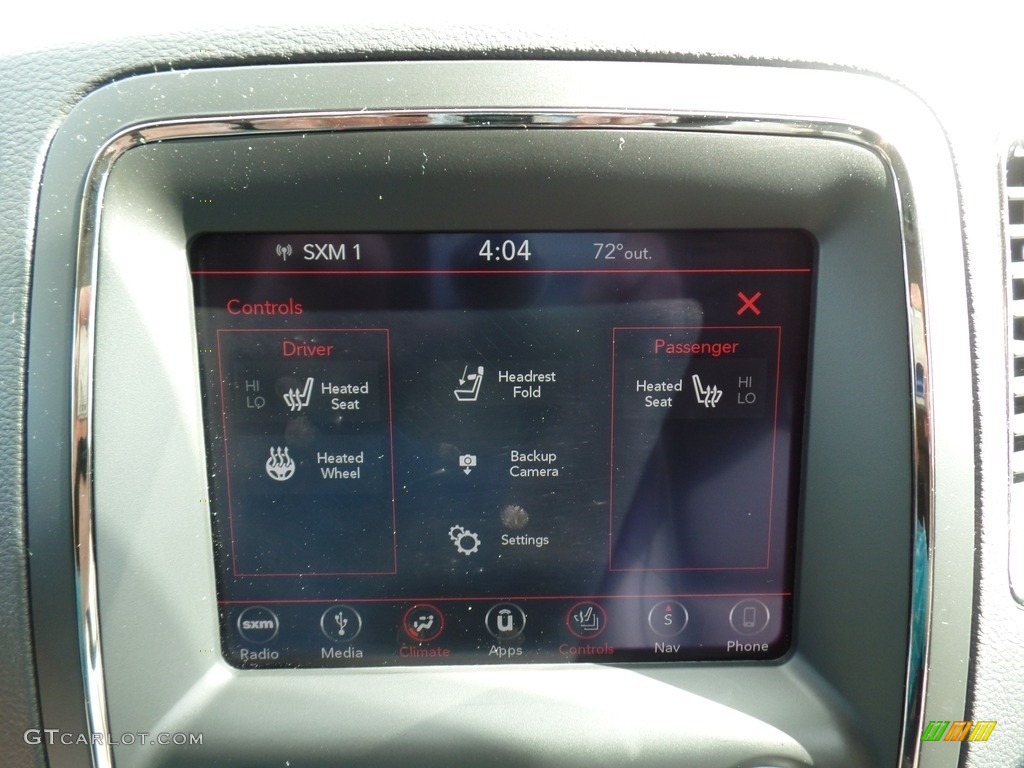 2018 Durango GT AWD - Vice White Tri-Coat Pearl / Black photo #34