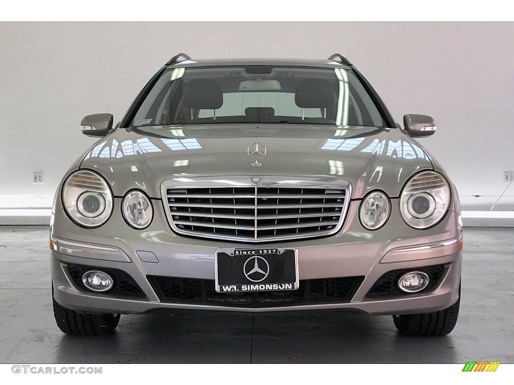 2007 E 350 4Matic Wagon - Pewter Metallic / Black photo #2